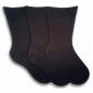Mobile Preview: Herren Business-Socken mit breitem Komfortbund in Schwarz | 3 Paar ohne Gummidruck