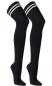 Mobile Preview: Overknee-Strümpfe für Damen im "College-Style" OneSize-36-41 | 1 Paar Overknee-Socken