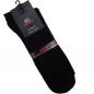 Preview: Business-Socken für Herren Gr. 52-54 mit breitem Komfortbund | 3 Paar in Schwarz