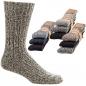 Mobile Preview: 3 Paar dicke warme Norweger-Socken mit Schafwolle für Herren | Dicke weiche Wintersocken