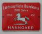 Preview: Email-Schild Original Alt Versicherung Brandkasse Hannover Emailleschild