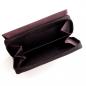 Preview: Damen Geldbörse Echt Leder Büffel Purple viele Kartenfächer RFID-Schutz & Münzfach mit Reißverschluss