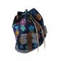 Preview: Damen Rucksack mit Ananas-Motiv Außentaschen & Innentasche mit Reisverschluss