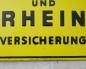 Preview: Emaille-Schild Union und Rhein Versicherung Email-Schild alt | C. Robert Dold