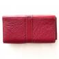 Mobile Preview: Damen Portemonnaie Echt Leder Rot-Bordeaux 20 Kartenfächer
