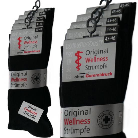 5 Paar Herren-Socken in Schwarz