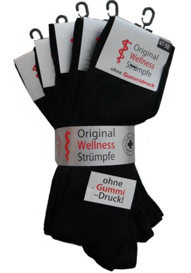 5 Paar Herren-Socken Schwarz 47-50