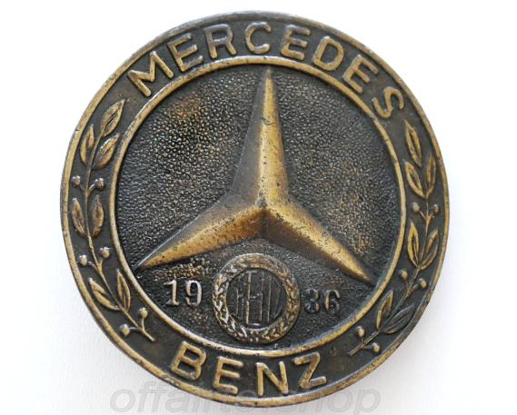 Gürtelschnalle Mercedes Benz Motiv, Tiffany Studio New York | Gebrauchte Gürtelschnalle
