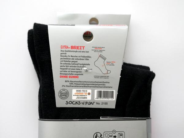 4 Paar Quarter Kurzschaft-Socken Herren Größe 51-54 Schwarz