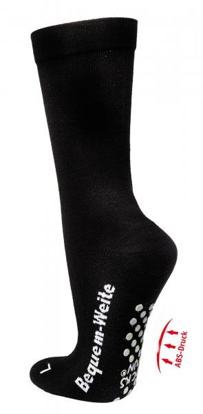 ABS-Wellness-Socken extra-breit Gr. 47-50 mit Polstersohle | 2 Paar Stoppersocken