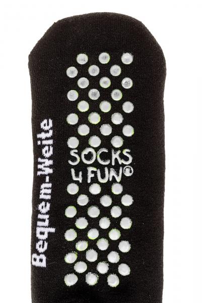ABS-Wellness-Socken extra-breit Gr. 47-50 mit Polstersohle | 2 Paar Stoppersocken