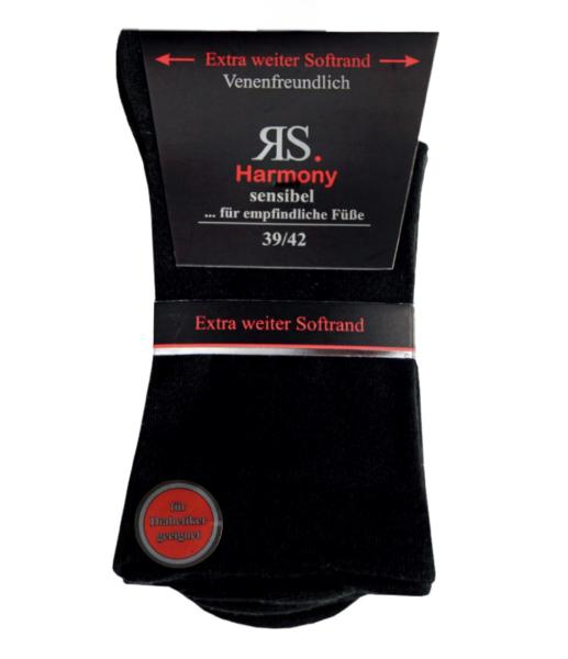 5 Paar RS Harmony Schwarz Gr. 39-42,