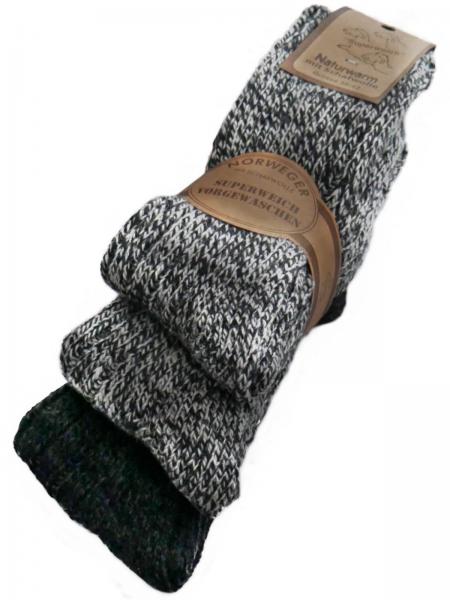 3 Paar dicke warme Norweger-Socken mit Schafwolle für Herren | Dicke weiche Wintersocken