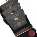 Socken 50-52 Herren Schwarz extra weiter Softrand Übergröße ohne Gummi