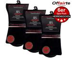 6 Paar RS Harmony Diabetiker Herren-Socken Schwarz 39-42